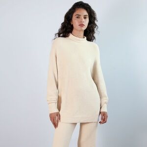 Aritzia Wilfred Free Hush Knit Turtleneck in Silver Birch